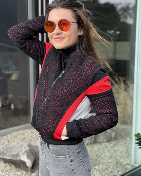 Bunda dámská Pinko černá s nápisem